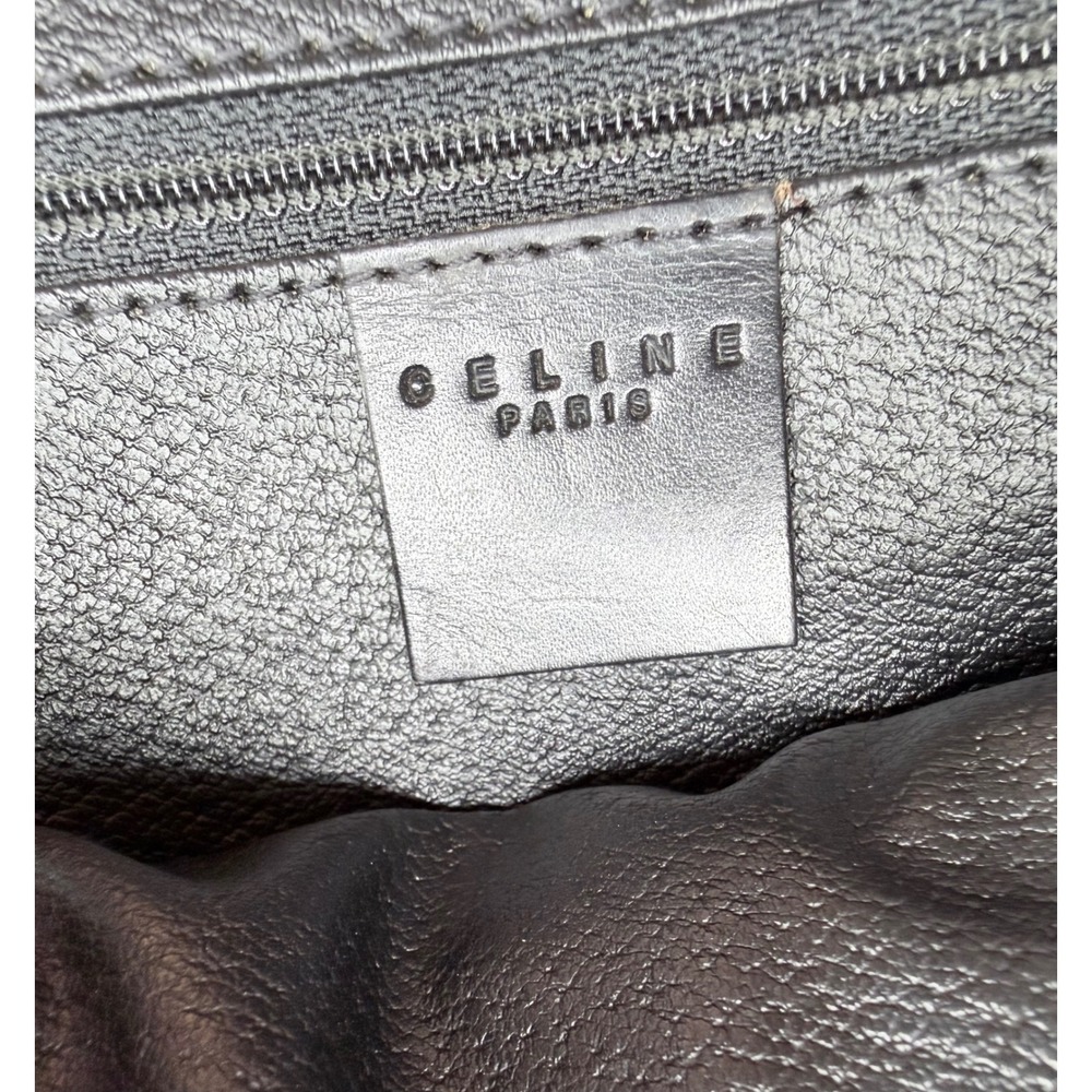 Celine Macadam Black/Brown Boston Bag-Vintage! - Picture 10 of 15